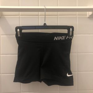 Nike pro spandex 3 inch in black